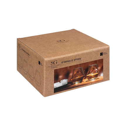 Verre SECRET DE GOURMET 4 verres à Whisky 29cl