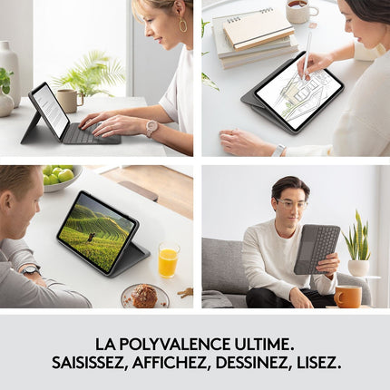 Etui LOGITECH Etui LOGITECH Folio Touch iPad Air 4 / Air 5, iPad Air 11 pouces (M2 & M3)