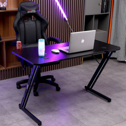 Bureau gamer AMSTRAD DESK120-2Z-BLACK