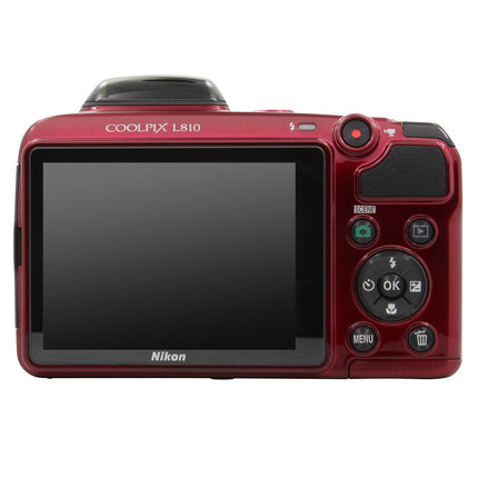 Appareil photo Bridge NIKON L810 rouge Reconditionné