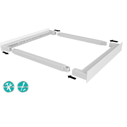 Kit de superposition WHIRLPOOL PRO Kit de superposition KCL103 Blanc