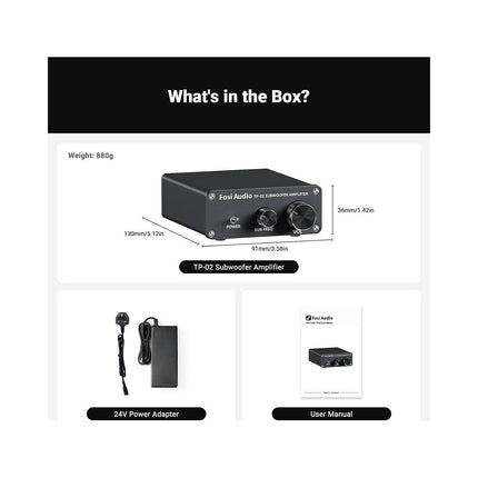 Amplificateur HiFi FOSI AUDIO TPO2