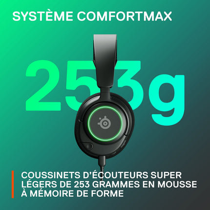 Casque gamer STEELSERIES Arctis Nova 1 Noir
