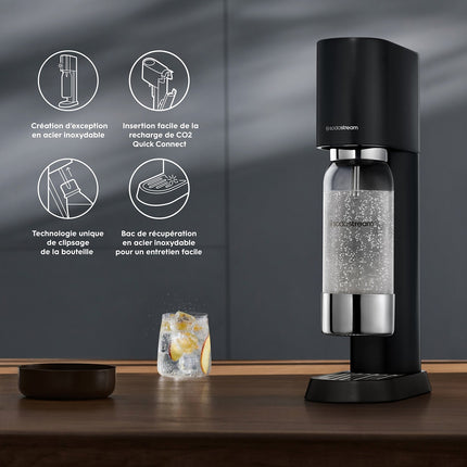 Machine à soda SODASTREAM ENSO noire