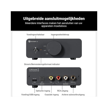 Amplificateur casque FOSI AUDIO Q6