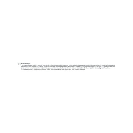 Disque relais ESSENTIELB induction - 24 cm