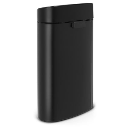 Poubelle de cuisine manuelle BRABANTIA Touch bin 40L Matt Steel