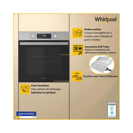 Four encastrable WHIRLPOOL OMR58RU0ZX Grill Twist