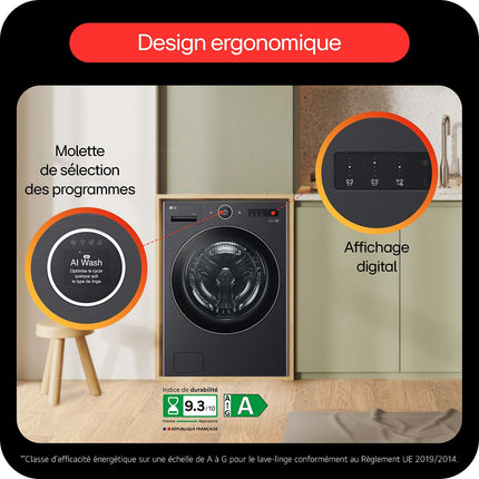 Lave linge hublot LG F20F12BST
