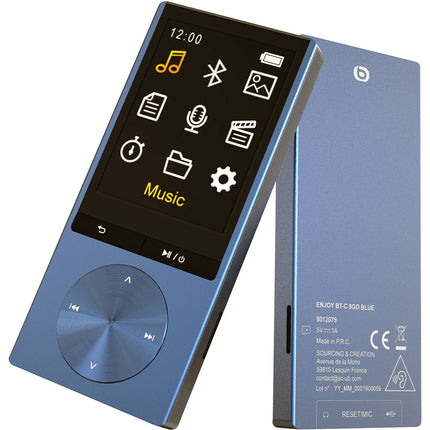 Lecteur MP4 ESSENTIELB Enjoy BT USB-C 8Go Bleu 2026