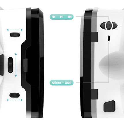 Casque de réalité virtuelle AVIZAR Shinecon G04BS Bluetooth Blanc