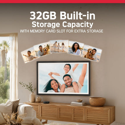 Cadre photo connecté AGFAPHOTO Cadre photo numérique Wi-Fi 32" AGFAPHOT