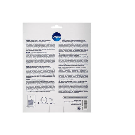 Tuyau d'alimentation d'eau WPRO Refrigérateur Américain UKT002