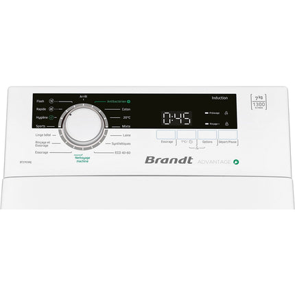 Lave linge top BRANDT BT37038Q