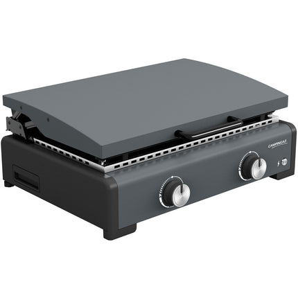 Plancha gaz CAMPINGAZ SIGMA 2 2210869 noir 2 brûleurs à poser, 58x36 cm