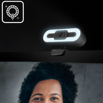 Webcam AVIZAR Webcam USB 1080P HD Grand Angle + LED