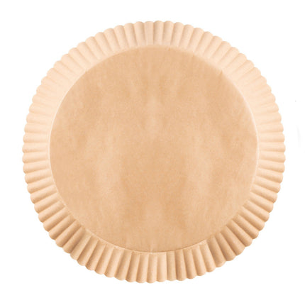 Papier ESSENTIELB Lot de 100 Feuilles Rondes 19cm Jetables Antiadhésif - Anti-salissure pour AirFryer et Four