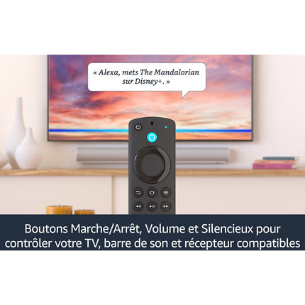 Passerelle multimédia AMAZON Fire TV Stick 4K avec télécommande Alexa