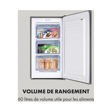 Congélateur armoire KLARSTEIN Garfield Eco L 64L - Gris