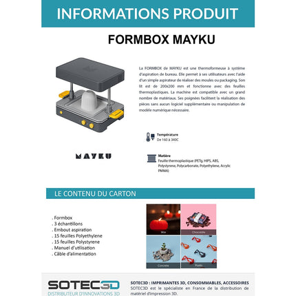 Thermoformeuse MAYKU FormBox