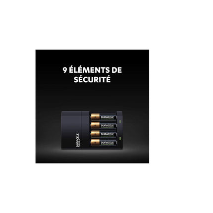 Chargeur secteur DURACELL LR06 AA/LR03 AAA x2 + Chargeur CEF14
