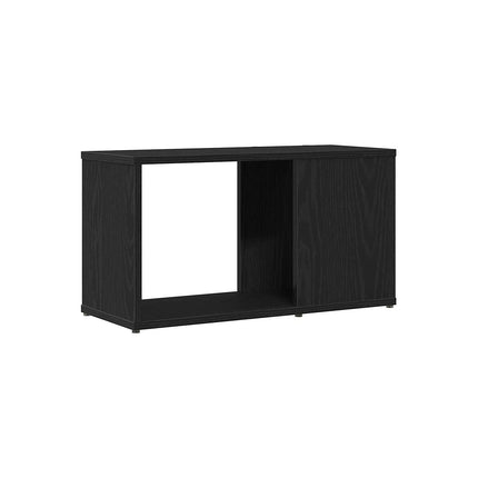 Meuble TV HELLOSHOP26 Meuble TV chêne noir design simple range