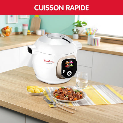 Cookeo MOULINEX COOKEO BLANC 180R + Extra Crisp YY5584FB