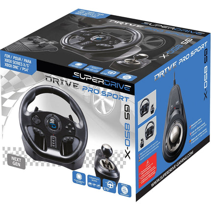 Volant + Levier de vitesses + Pédalier SUBSONIC GS 850X RACING WHEEL