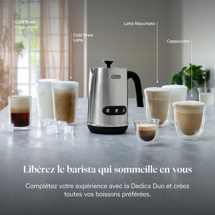 Mousseur à lait DELONGHI LatteMix Métal EMF3.W
