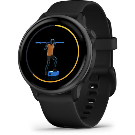 Montre sport GARMIN Vivoactive 6 Forme et santé GPS AMOLED BT Wi-Fi 42 mm Bracelet Gray