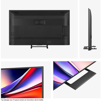 TV QLED HISENSE 65A7Q (2025) 65" (164 cm) 4K Ultra HD - Smart TV, caisson de basses intégré