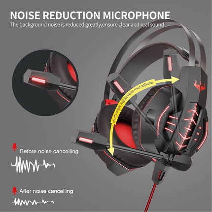 Casque gamer OVLENG Casque OVLENG OV-P20-RED