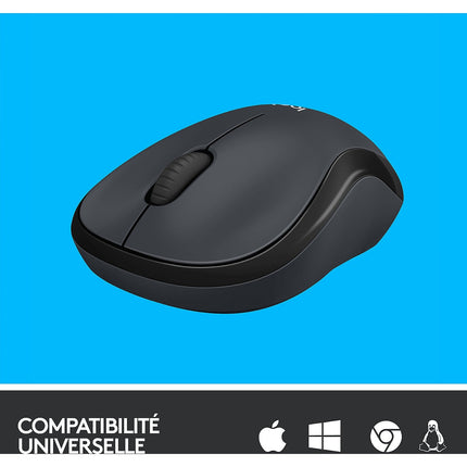 Souris sans fil LOGITECH M220 SILENT Noir