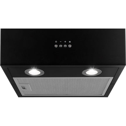 Hotte décorative îlot KLARSTEIN Structura îlot 41 cm 624m³/h LED noir