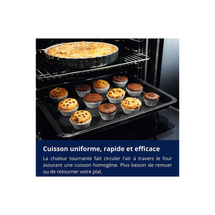Four encastrable ELECTROLUX EOH4P46BX0 Pyrolyse Chaleur tournante 65L Inox