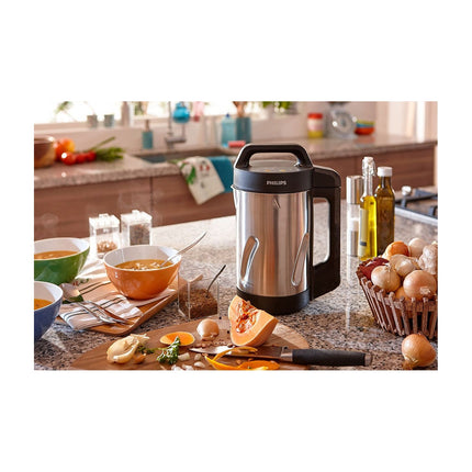 Blender chauffant PHILIPS HR2203/80 Blender pour soupe métal 1,2L, 1000W