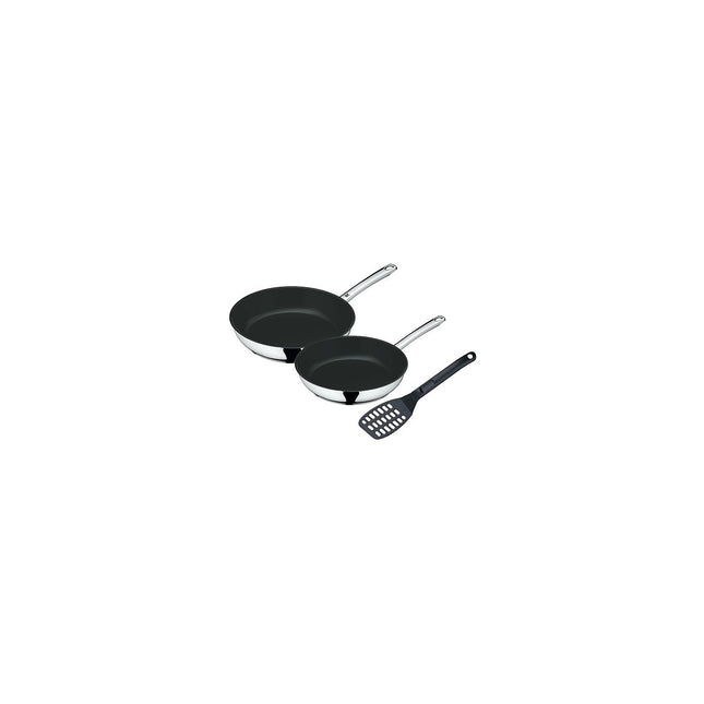 Batterie de cuisine WMF 2 Poeles Devil + spatule