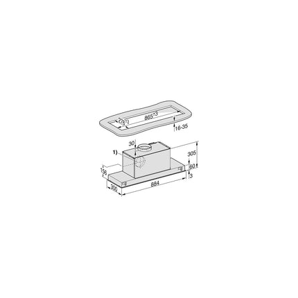 Hotte encastrable MIELE DA 2360