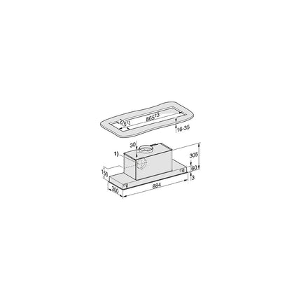 Hotte encastrable MIELE DA 2360