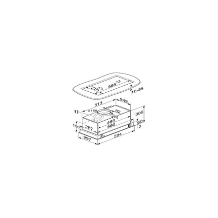 Hotte encastrable MIELE DA 2698 IN