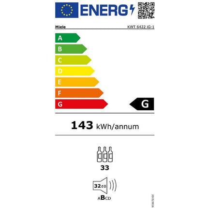 Cave à vin encastrable MIELE KWT6422iG-1 obsw