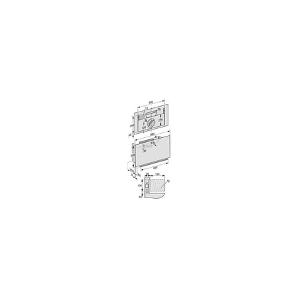 Hotte décorative murale MIELE DA 9092 W NR