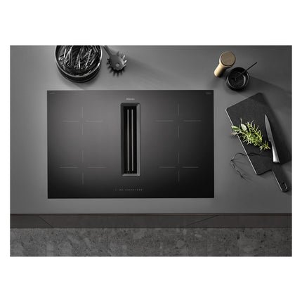 Plaque induction aspirante MIELE KMDA 7272-1 FL Silence Noir