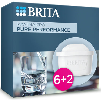 Cartouche filtrante BRITA pack de 6 + 2 Maxtra Pro All in