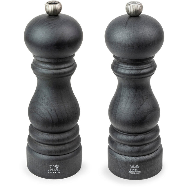 Duo moulins à poivre et sel PEUGEOT Paris Duo Sel et Poivre 18cm Graphite