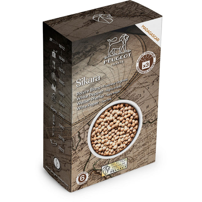 Poivre PEUGEOT de 3 sachets de 20g Sikara poivre blanc