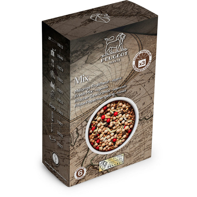 Poivre PEUGEOT de 3 sachets de 20g Mélange Fraicheur