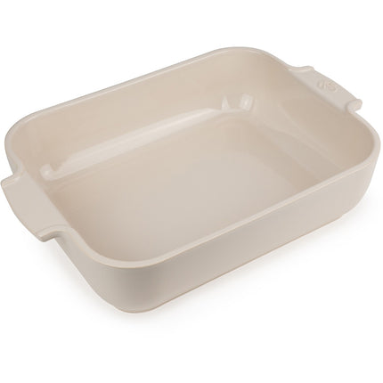 Plat au four PEUGEOT Appolia rectangulaire 32 cm Ecru