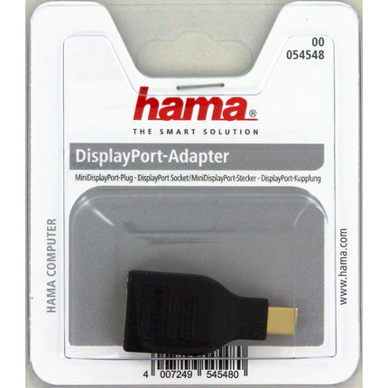 Adaptateur mini DisplayPort HAMA DisplayPort vers MiniDisplayPort