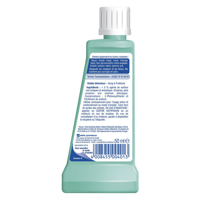 Détachant textile DR BECKMANN Diable Détacheur - Sang & Protéines 50ml